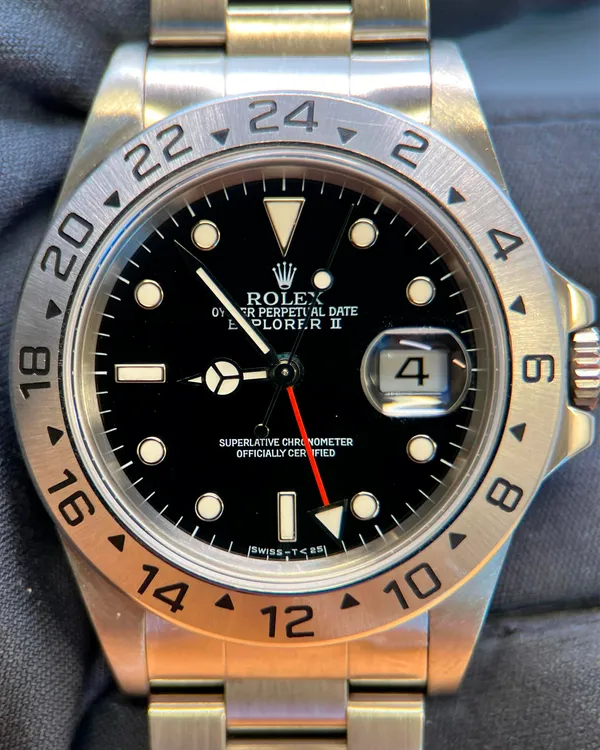 1996 Rolex Explorer II 40MM Black Dial Oyster Bracelet (16570)