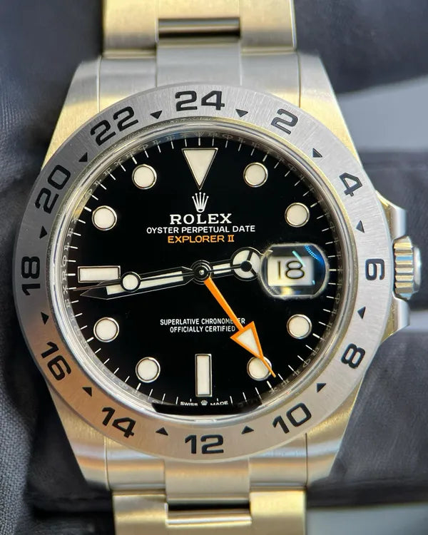2024 Rolex Explorer II 42MM Black Dial Oyster Bracelet (226570)