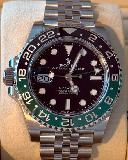 2025 Rolex GMT-Master II "Sprite" 40MM Black Dial Jubilee Bracelet (126720VTNR)