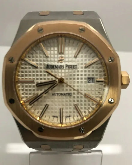 Audemars Piguet Royal Oak 41MM Silver Dial Two-Tone Bracelet (15400)