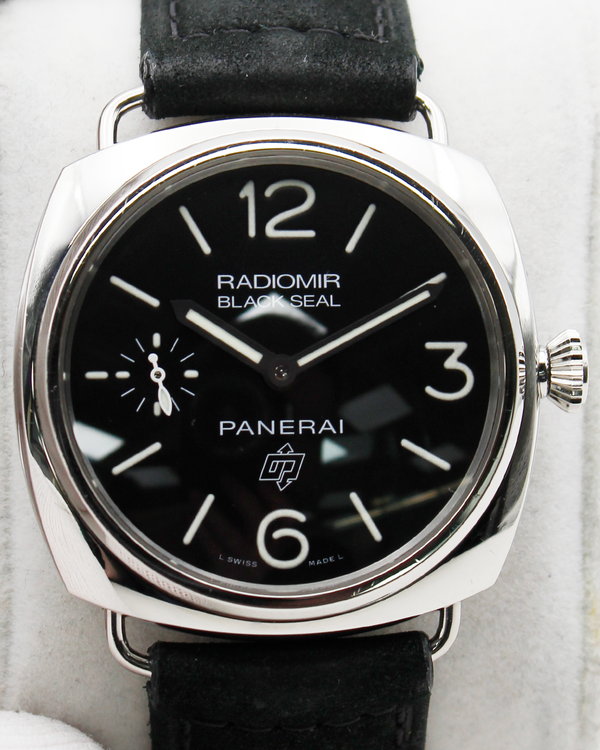 Panerai Radiomir "Black Seal" 45MM Black Dial Leather Strap (PAM00380)