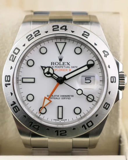 2016 Rolex Explorer II "Polar" 42MM White Dial Oyster Bracelet (216570)