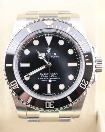 2013 Rolex Submariner No-Date 40MM Black Dial Oyster Bracelet (114060)