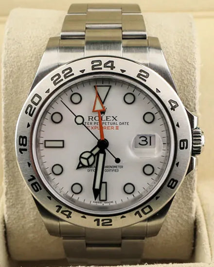 Rolex Explorer II "Polar" 42MM White Dial Oyster Bracelet (216570)
