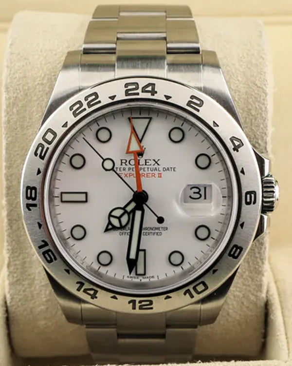 2017 Rolex Explorer II "Polar" 42MM White Dial Oyster Bracelet (216570)