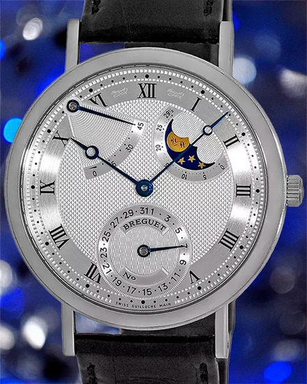Breguet Classique 36MM Silver Dial Leather Strap (3130BB11)