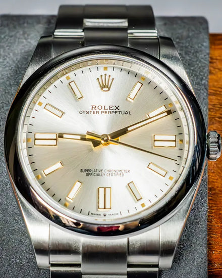 2023 Rolex Oyster Perpetual 41MM Silver Dial Oyster Bracelet (124300)