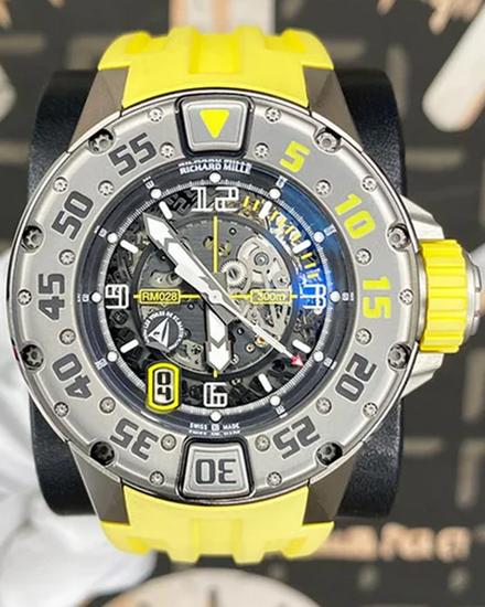 2014 Richard Mille RM 028 Diver Les Voiles de St. Barth L.E. 47MM Skeleton Dial Rubber Strap (RM028)