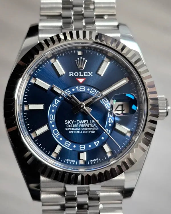 2023 Rolex Sky-Dweller 42MM Blue Dial Jubilee Bracelet (326934)