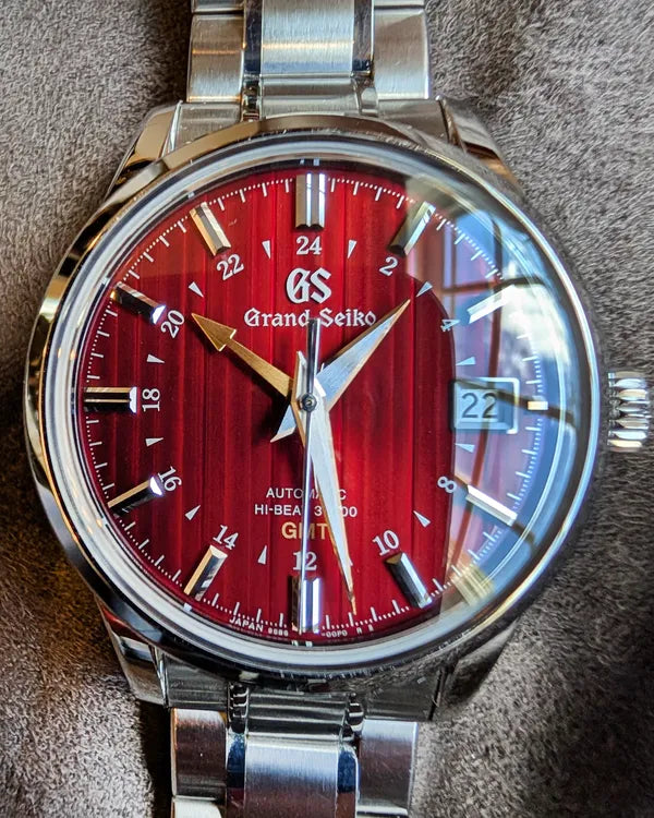 2023 Grand Seiko Elegance Collection 39.5MM Red Dial Steel Bracelet (SBGJ273)