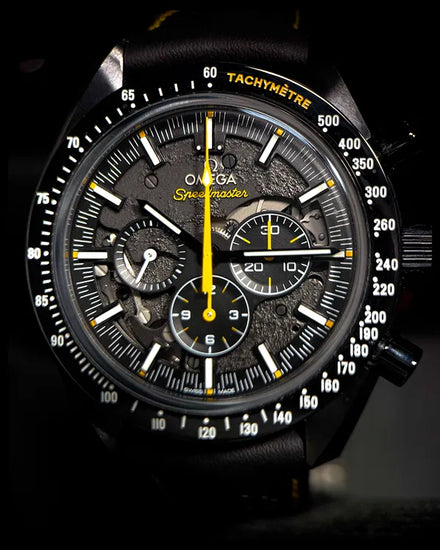 2021 Omega Speedmaster Dark Side of the Moon "Apollo 8" 44.25MM Black Dial Leather Strap (311.92.44.30.01.001)