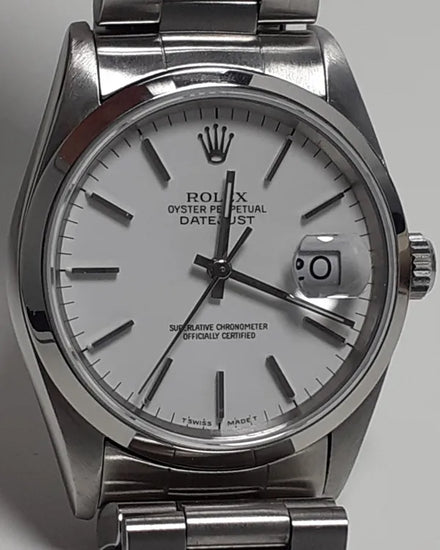 Rolex Datejust 36MM Silver Dial Oyster Bracelet (16200)