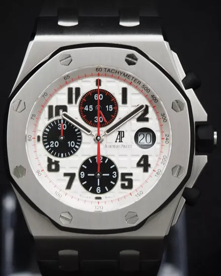 2013 Audemars Piguet Royal Oak Offshore Chronograph "Panda" 42MM White Dial Rubber Strap (26170ST.OO.D101CR.02)