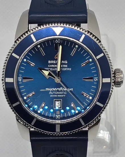 Breitling Superocean Heritage 46MM Blue Dial Rubber Strap (A1732016/C734)