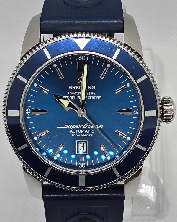 Breitling Superocean Heritage 46MM Blue Dial Rubber Strap (A1732016/C734)