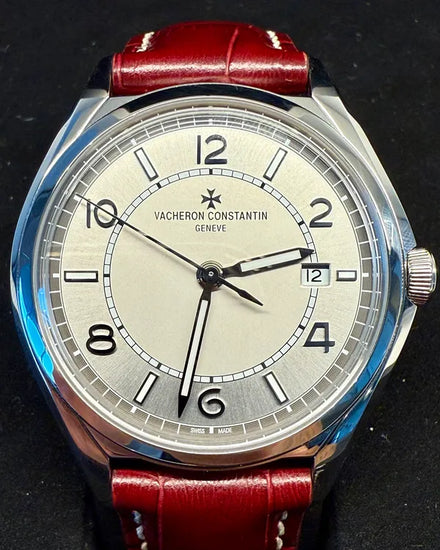 2021 Vacheron Constantin Fiftysix 40MM Silver Dial Leather Strap (4600E/000A-B442)