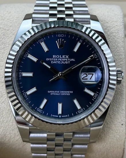 2023 Rolex Datejust 41MM Blue Dial Jubilee Bracelet (126334)