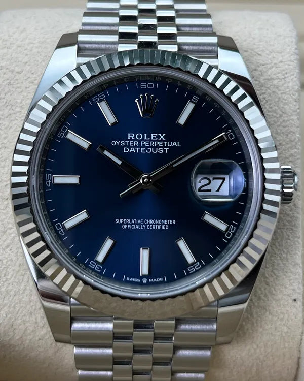 2023 Rolex Datejust 41MM Blue Dial Jubilee Bracelet (126334)