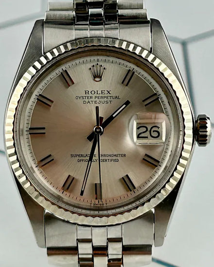 Rolex Datejust 36MM Silver "Pie Pan" Dial Jubilee Bracelet (1601)