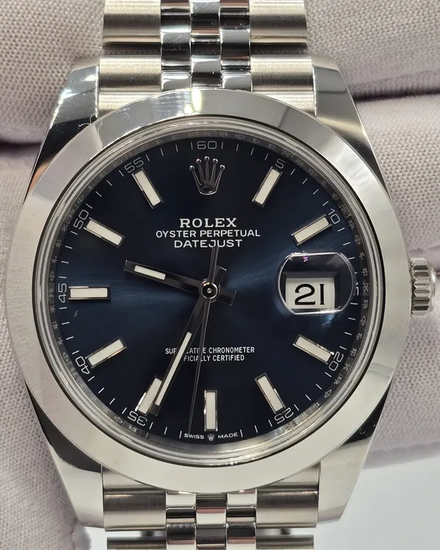 2025 Rolex Datejust 41MM Blue Dial Jubilee Bracelet (126300)