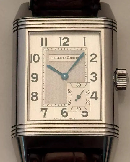 Jaeger-LeCoultre Reverso 29MM Silver Dial Leather Strap (240.8.14)