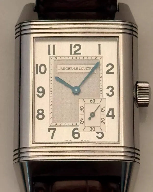 Jaeger-LeCoultre Reverso 29MM Silver Dial Leather Strap (240.8.14)