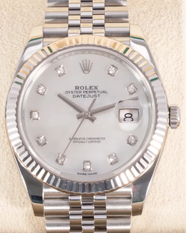 2018 Rolex Datejust 41MM Mother Of Pearl Dial Jubilee Bracelet (126334)