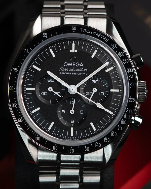 2025 Omega Speedmaster Professional Moonwatch 42MM Black Dial Steel Bracelet (310.30.42.50.01.002)