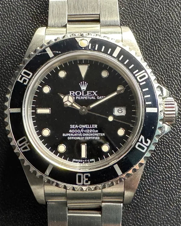 1995 (W Serial) Rolex Sea-Dweller 40MM Black Dial Oyster Bracelet (16600)