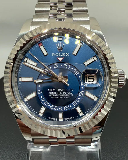 2025 Rolex Sky-Dweller 42MM Blue Dial Jubilee Bracelet (336934)