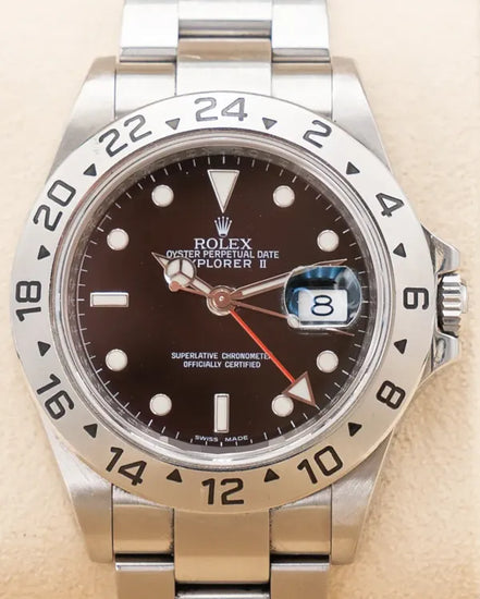 2011 Rolex Explorer II 40MM Black Dial Oyster Bracelet (16570)