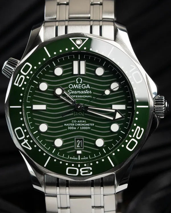 Omega Seamaster Diver 300M "Seaweed" 42MM Green Dial Steel Bracelet (210.32.42.20.10.001)