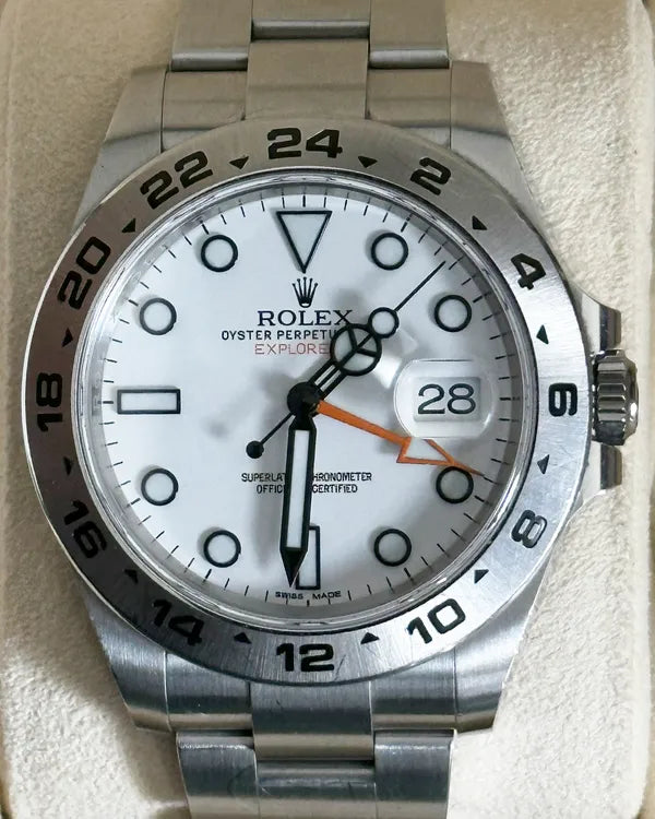 Rolex Explorer II "Polar" 42MM White Dial Oyster Bracelet (216570)