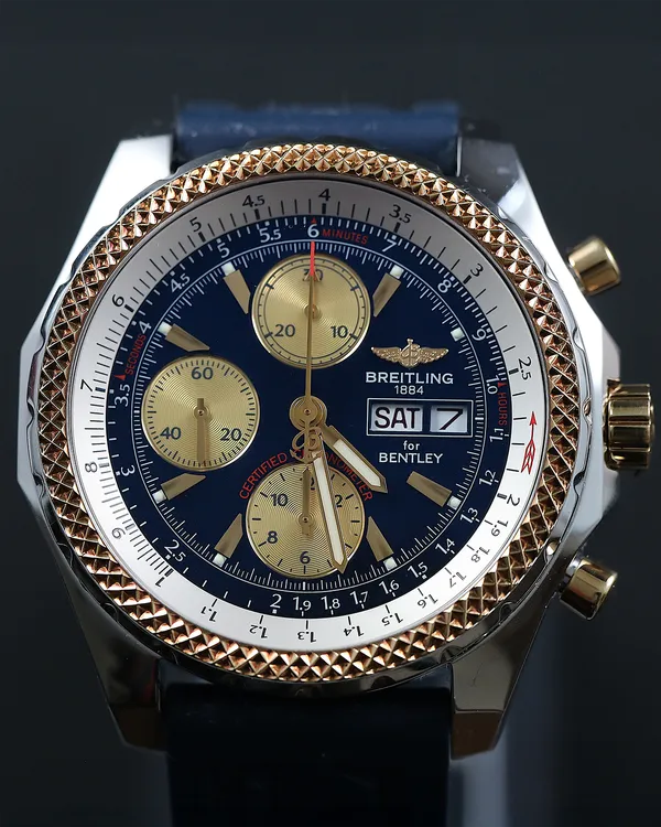 Breitling Bentley GT Chronograph L. E. 45MM Black Dial Rubber Strap (D13360)