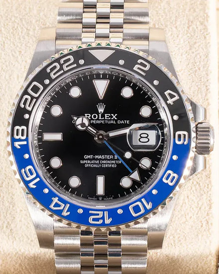 2019 Rolex GMT-Master II "Batgirl" 40MM Black Dial Jubilee Bracelet (126710BLNR)
