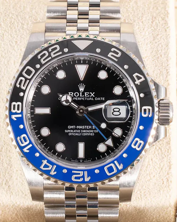 2019 Rolex GMT-Master II "Batgirl" 40MM Black Dial Jubilee Bracelet (126710BLNR)