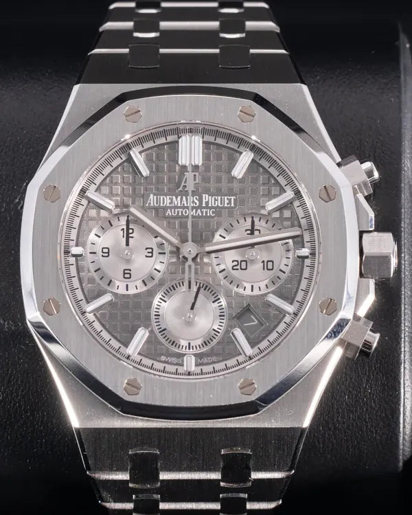 2020 Audemars Piguet Royal Oak Chronograph 38MM Grey Dial Steel Bracelet (26315ST.OO.1256ST.02)