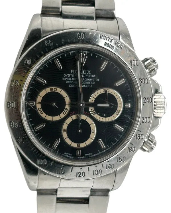 Rolex Cosmograph Daytona 40MM Black Dial Oyster Bracelet (16520)