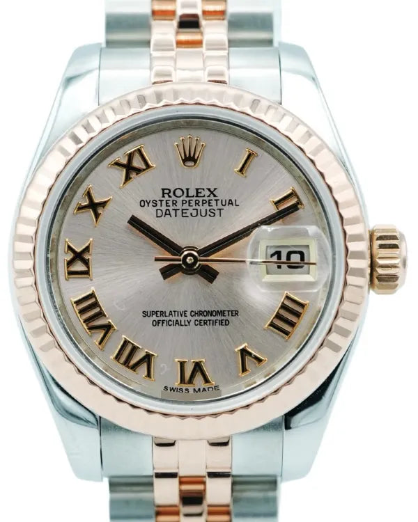 2015 Rolex Lady-Datejust 26MM Pink Dial Two-Tone Jubilee Bracelet (179171)