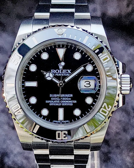 2016 Rolex Submariner Date 40MM Black Dial Oyster Bracelet (116610LN)