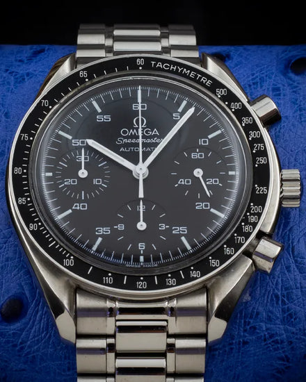 Discontinued Omega Speedmaster Reduced 39MM Black Dial Steel Bracelet (3510.50.00)