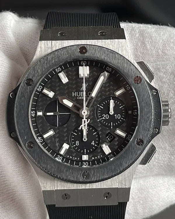 Hublot Big Bang 44MM Black Dial Rubber Strap (301.SM.1770.RX)