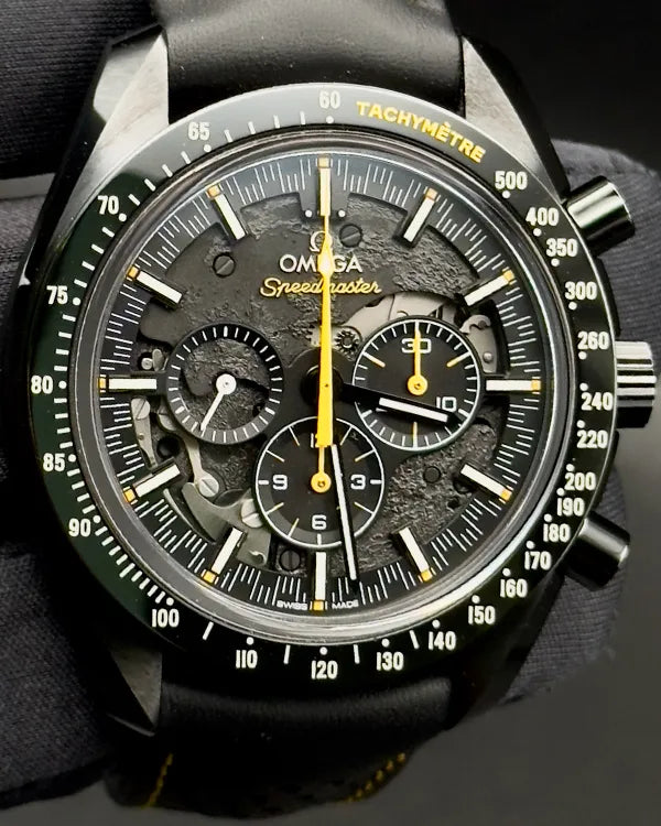 2019 Omega Speedmaster Dark Side of the Moon "Apollo 8" 44.25MM Black Dial Leather Strap (311.92.44.30.01.001)