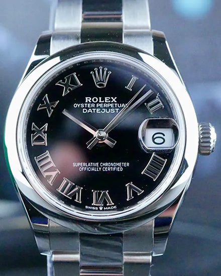 2025 Rolex Datejust 31MM Black Dial Oyster Bracelet (278240)