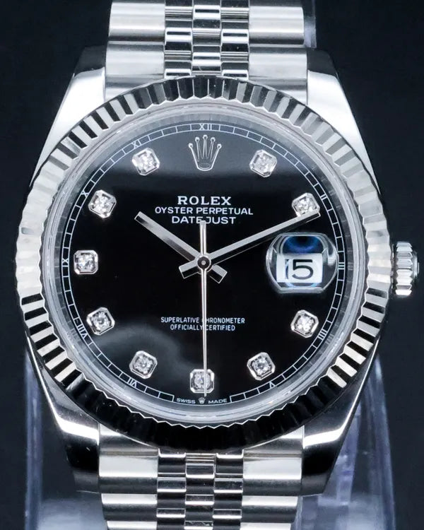 2021 Rolex Datejust 41MM Black Dial Jubilee Bracelet (126334)