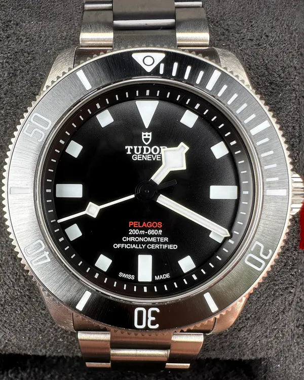 2024 Tudor Pelagos 39MM Black Dial Titanium Bracelet (25407N)