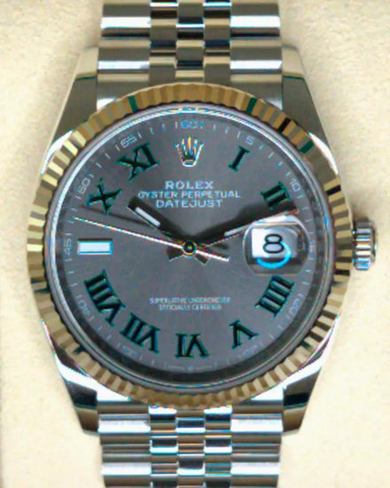 2025 Rolex Datejust "Wimbledon" 36MM Slate Dial Jubilee Bracelet (126234)
