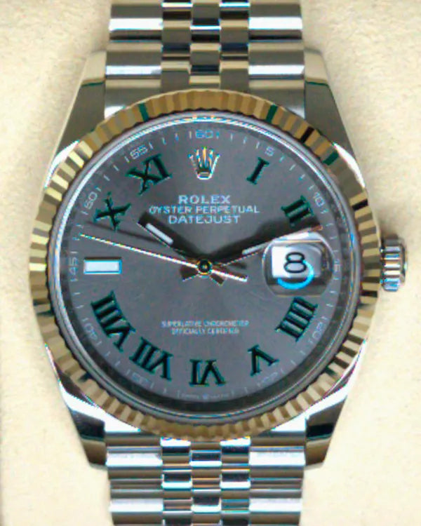 2025 Rolex Datejust "Wimbledon" 36MM Slate Dial Jubilee Bracelet (126234)