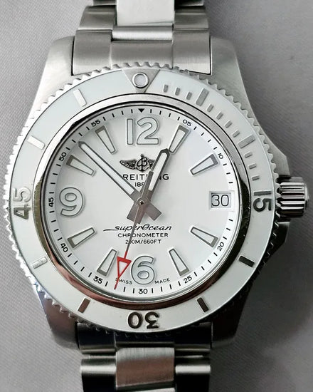 Breitling Superocean 36MM White Dial Steel Bracelet (A17316D21A1S1)