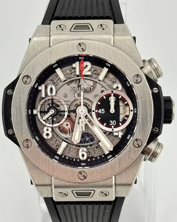 2021 Hublot Big Bang Unico 42MM Skeleton Dial Rubber Strap (441.NX.1170.RX)